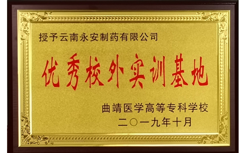 优秀校外实训基地